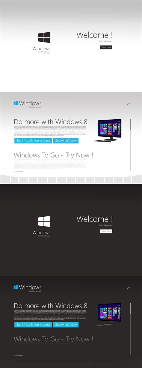Windows Installation Process - Concept by danielskrzypon on DeviantArt
