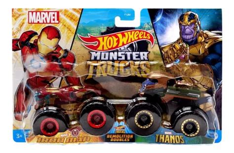 Hot Wheels Monster Truck Marvel Iron Man Marvel Thanos Monst Meses sin interés