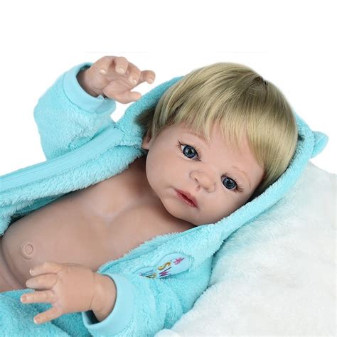 Boneca Bebe Reborn Loiro Menino Silicone Pronta Entrga R 550 00 Em