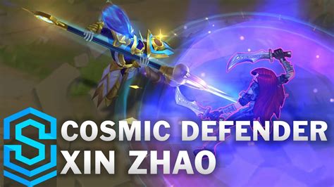 Cosmic Defender Xin Zhao Skin Spotlight League Of Legends Youtube