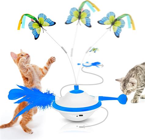 Kilin Jouets interactifs 3 en 1 pour chat jouets pour chaton à