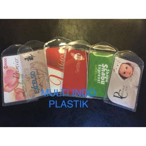 Jual Model Baru Plastik Sampul Cover Kartu Etoll Flazz Brizzi Atm