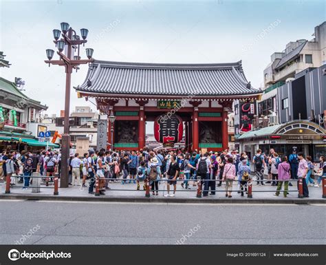 Templo Mais Famoso Em T Quio O Templo Senso Ji Em Asakusa Tokyo