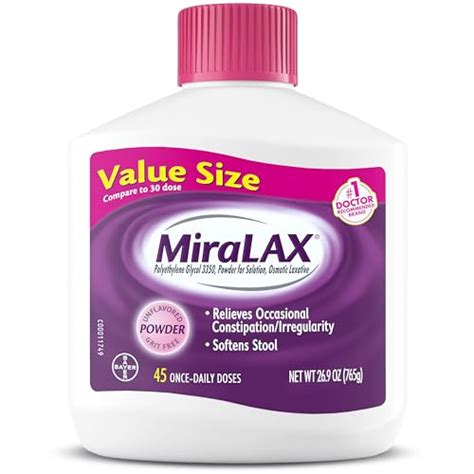 I Tested the Miralax Bottle Sizes in Grams and Here's What You Need to ...