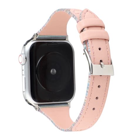 For Apple Watch Series 5 And 4 44mm 3 And 2 And 1 42mm Stitching Stripes