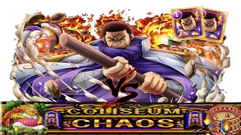 OPTC JPN Double Legend Fujitora Chaos Coliseum Nekomamushi 50 Stamina