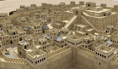 Iraq Sumerian City Ziggurat Temple - 3D Model by johnathanG