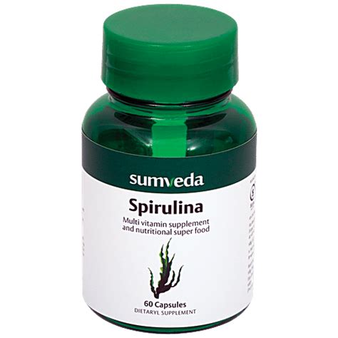 Buy Sumveda Spirulina Capsules Multi Vitamin Mineral Rich