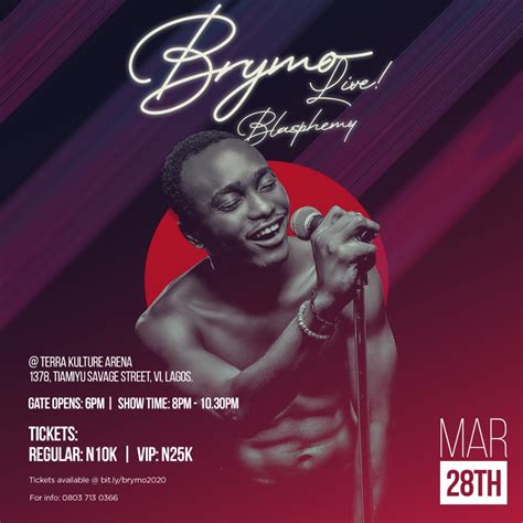 BRYMO Announces 2020 Concert; #Blasphemy – SMOOTH 98.1FM