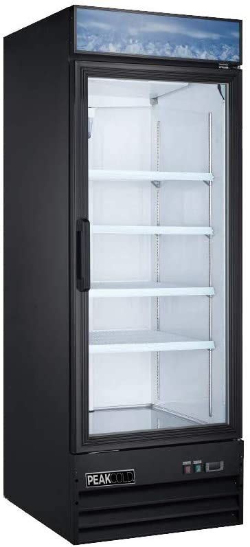 Peak Cold Large Capacity Upright Commercial Glass Door Display Cooler