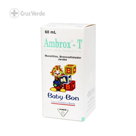 Ambrox T Baby Bon 15mg001mg10ml 60ml Jarabe Cruz Verde