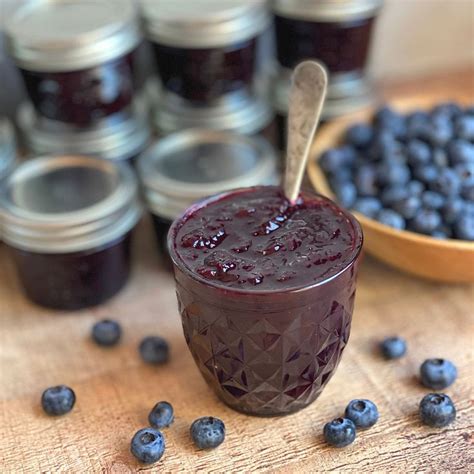 Honey Sweetened Blueberry Jam Without Pectin Recipe Blueberry Jam