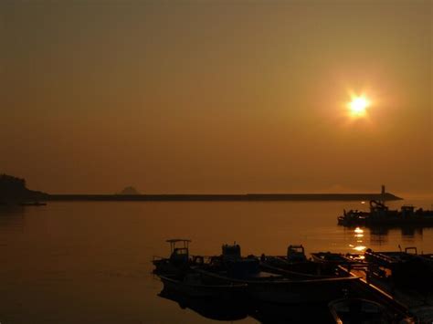 Premium Photo | Boats in marina at sunset