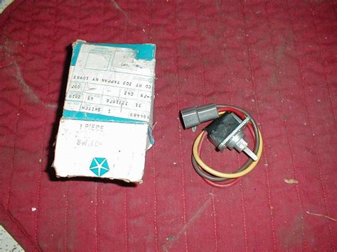 Nos Mopar Convertible Top Switch 1970 Plymouth Dodge B Body Hiltop Auto Parts