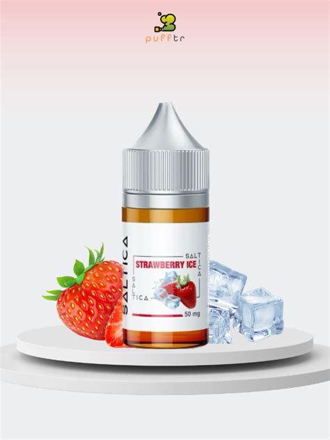 Saltica Strawberry Ice Salt Likit Imdi Pufftr Stoklar Nda