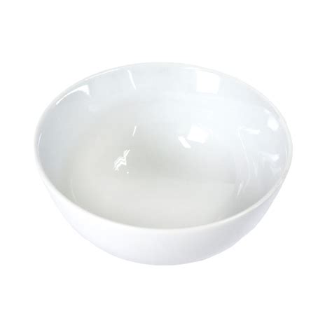 Bowl De Ceramica Blanca Liso Hondo El Clon