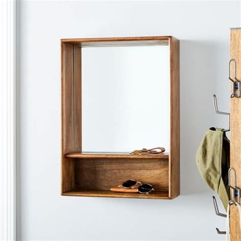 Small Bathroom Mirror With Shelf Rispa