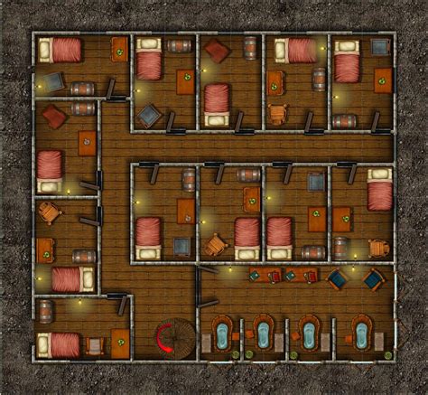 Wraftons Inn 1st Floor Dungeons And Dragons Homebrew D D Dungeons And