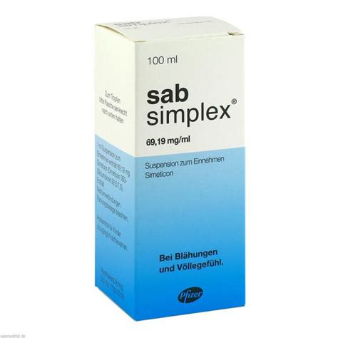 SAB Simplex Suspension Zum Einnehmen 100 Ml Preisvergleich PZN