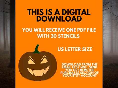 Pumpkin Carving Stencil Printable | Halloween Pumpkin Carving | Pumpkin