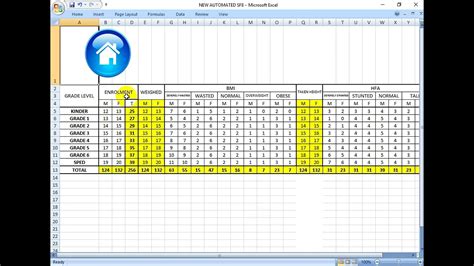 AUTOMATED NUTRITIONAL STATUS OR SF8 WITH SUMMARY - YouTube