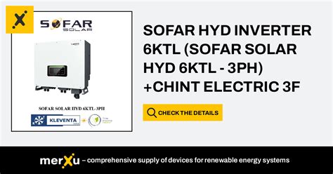 Sofar Hyd Inverter Ktl Sofar Solar Hyd Ktl Ph Chint Electric F