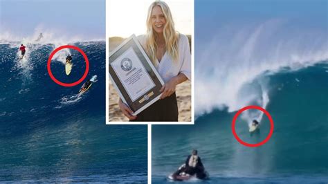 Surfing 2023: Laura Enever sets Guinness World Record for largest wave ...