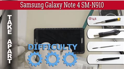 How To Disassemble Samsung Galaxy Note 4 SM N910 Take Apart Tutorial