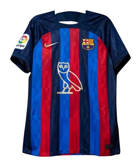 Robert Lewandowski Drake FC Barcelona 2022 La Liga El Clasico Home