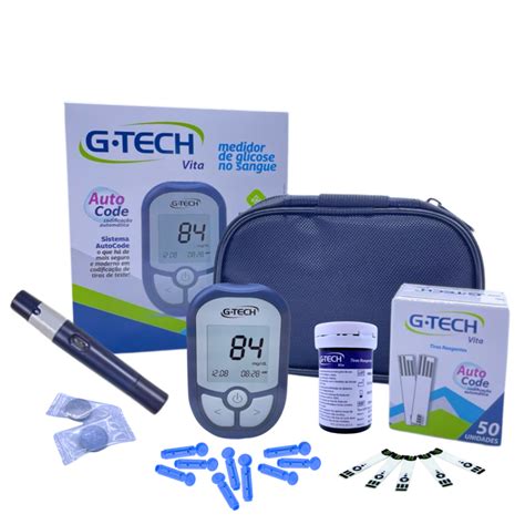 Kit Medidor De Glicose 110 Tiras De Glicemia Aparelho Para Medir