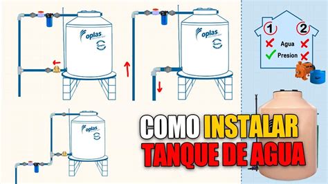 Como Instalar Un Tanque De Agua O Tinaco Explicado Paso A Paso Youtube