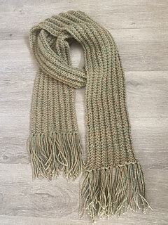 Ravelry Highlands Ribbed Scarf Pattern By Andiccreations