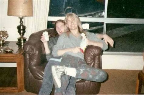 Layne Staley And Jerry Cantrell Circa Alice In Chains