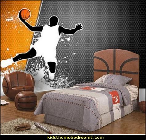 Decorating theme bedrooms - Maries Manor: Basketball Decor - basketball bedding - basketball ...