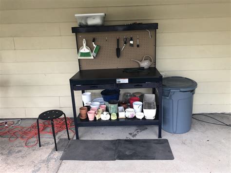 My New Potting Bench Houseplants