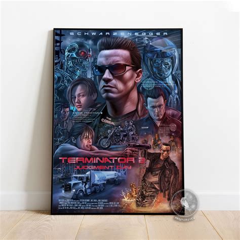 The Terminator Poster Arnold Wall Art Wall Decoration Framed Poster ...