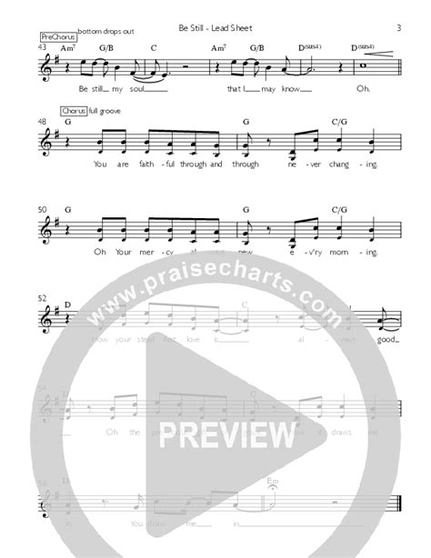 Be Still Sheet Music Pdf Praisecharts