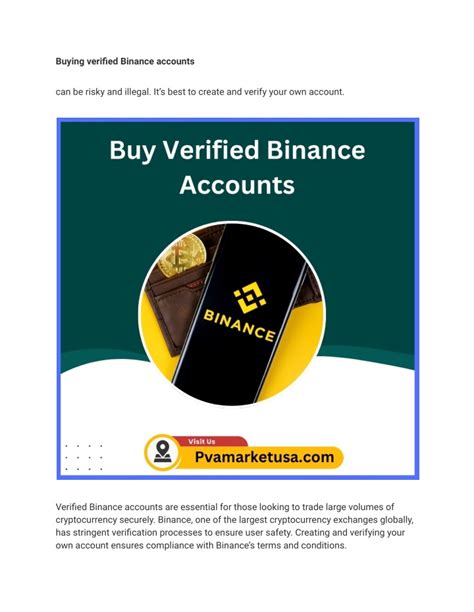 Ppt Buying Verified Binance Accounts Market Powerpoint Presentation