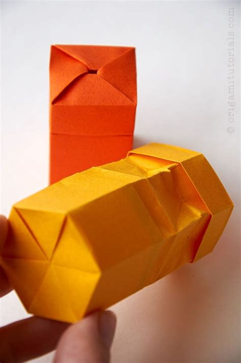 Self Closing Origami Twist Box Origami Tutorials Origami Tutorial