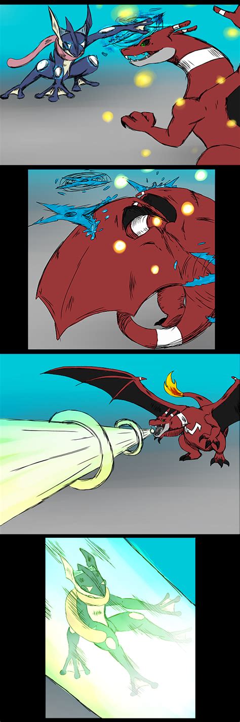 Charizard Vs Greninja By Manlypeacock On Deviantart