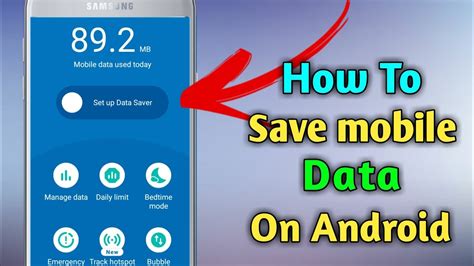 How To Save Mobile Data On Android Mobile Ka Data Kaise Bachaye Ft