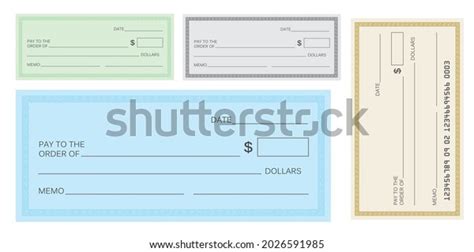 Blank Check Vector Illustration Check Icon Stock Vector (Royalty Free ...