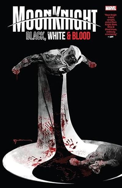 Moon Knight Black White Blood Collected Reviews At ComicBookRoundUp