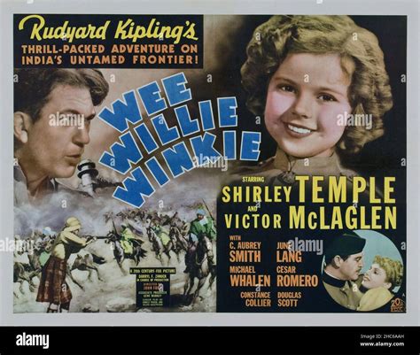 Victor Mclaglen And Shirley Temple In Wee Willie Winkie 1937 Directed By John Ford Credit