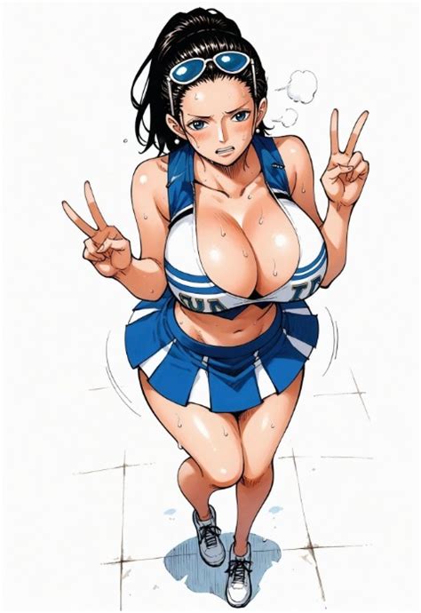 Rule 34 XYZ One Piece Nico Robin Yashin Alluring Almost Naked