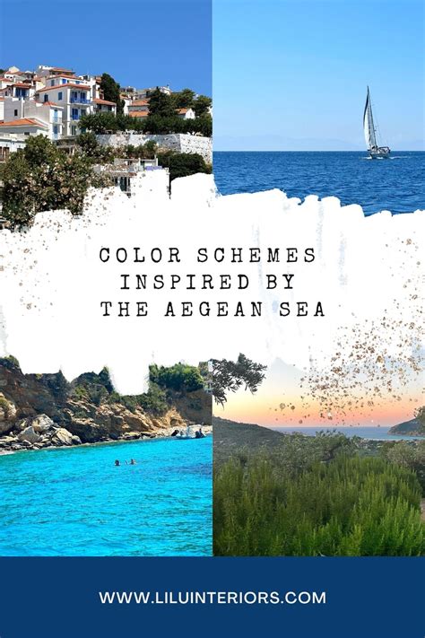 Color Schemes Inspired by the Aegean Sea