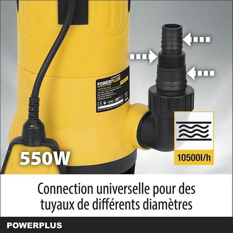 Powerplus Pompe Eau Lectrique Powxg Pompe Eau Submersible De