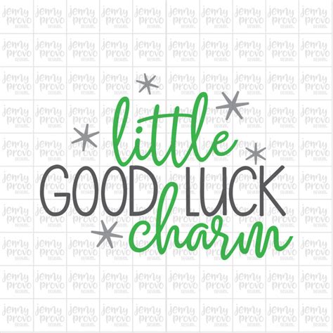 Little Good Luck Charm Cutting File In Svg Eps Png And Jpeg For