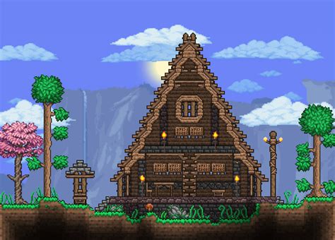 Starter House Type 2 - Dirt, Stone, Wood & Gel ONLY! : Terraria