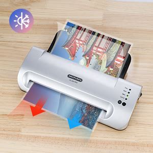 SINOPUREN 9 Inch Thermal Laminator Kit With Feeding Tray Paper Cutter